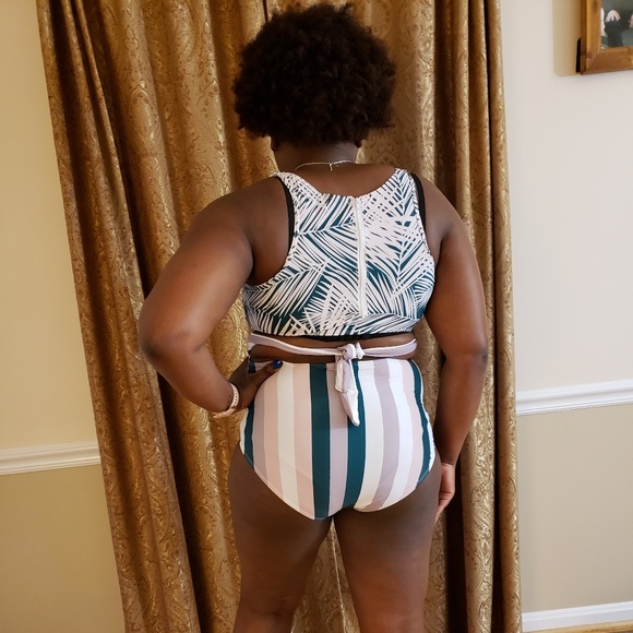 🎉2X HP🎉Palm Leaf Monikini - Picture 2 of 6